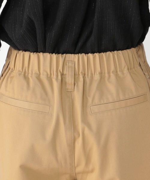 studio CLIP（スタディオクリップ）の「《days》ワイドチノパンツ[プチ・プラスサイズあり]（チノパンツ・レディース・ネイビー/ベージュ/カーキ・MEDIUM/LARGE/PF/ﾌﾘｰ(L)）」の8枚目の写真