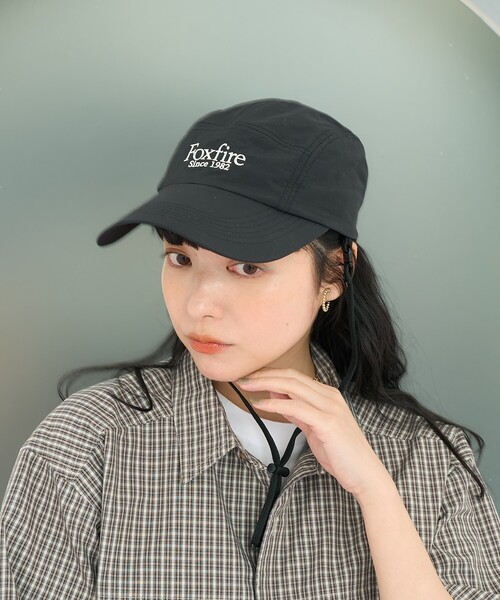 FREAK'S STORE(フリークスストア)の「Foxfire × FREAK'S STORE/フォックスファイヤー 別注 コード付き 2WAYナイロンキャップ(ハット・レディース・ベージュ/ブラック・ONE SIZE)」の14枚目の写真