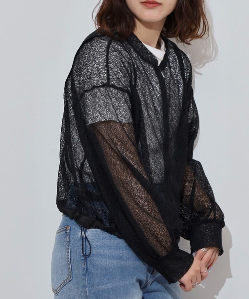 hunch レースブルゾン