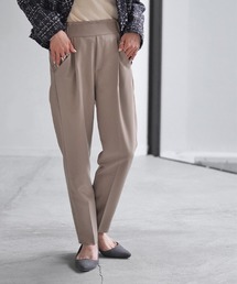 HUG.U | 美活。テーパードカラーパンツ きれいめスタイル(スラックス)