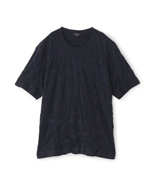 エポカウォモ　EPOCA UOMO 高級半袖Tシャツ46/M　30,800円 黒 エポカウォモ EPOCA UOMO 高級半袖Tシャツ46/M 30, 黒