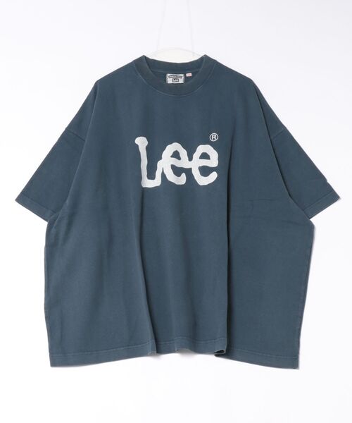 Lee(リー)の「LEE / SUPERSIZED LEE LOGO S/S TEE / LT3196(Tシャツ/カットソー・レディース・ホワイト/グレー/ブラック/ネイビー・FREE)」の1枚目の写真