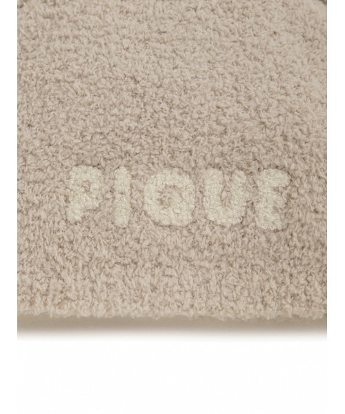 gelato pique(ジェラートピケ)の「【ラッピング済み】【BABY】ベアニットキャップ&スタイ2点セット ギフトBOX(ベビーギフト・キッズ・ブルー/ベージュ/ピンク・FREE)」の7枚目の写真