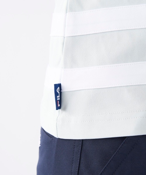 FILA GOLF（フィラゴルフ ）の「【FILA GOLF/フィラゴルフ】レディース半袖シャツ　ゴルフ　吸汗速乾　UVカット（シャツ/ブラウス・レディース・ホワイト/ライトブルー/ダークネイビー・MEDIUM/LARGE/X-LARGE）」の19枚目の写真