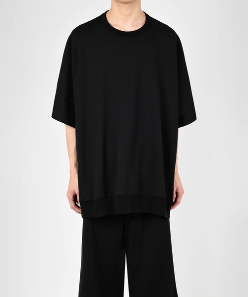LAD MUSICIAN(ラッドミュージシャン)の「LOOP BACK CLOTH SLEEVELESS BIG PULLOVER(スウェット・メンズ・ブラック・44/46/42)」の2枚目の写真