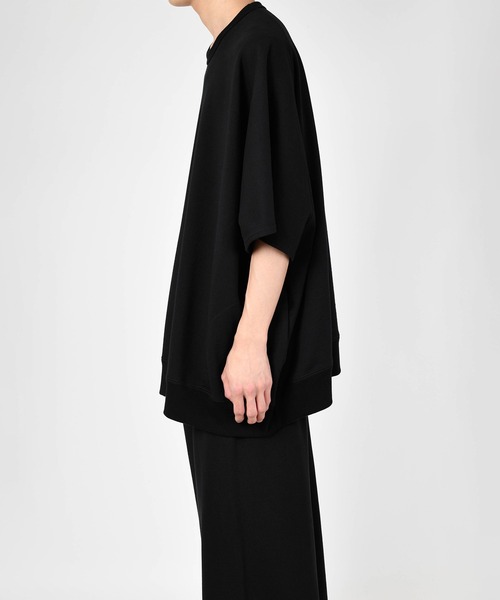 LAD MUSICIAN(ラッドミュージシャン)の「LOOP BACK CLOTH SLEEVELESS BIG PULLOVER(スウェット・メンズ・ブラック・44/46/42)」の3枚目の写真