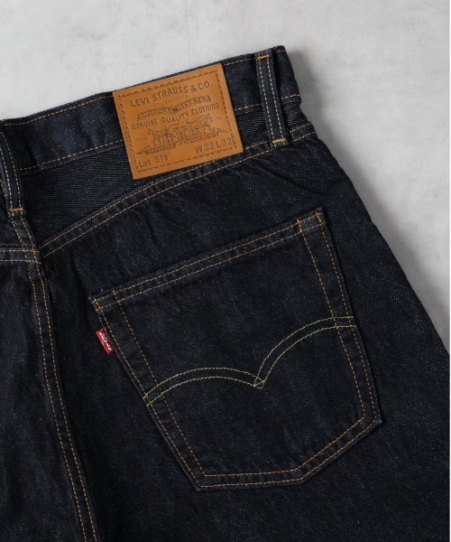 Levi's(リーバイス)の「【Levi's】「578」バギージーンズ (90年代復刻 / テーパードフィット / ストリートトレンド / ライトデニム)(デニムパンツ・メンズ・ダークインディゴブルー・32inch/30inch/28inch/34inch/36inch/31inch/29inch/33inch)」の4枚目の写真