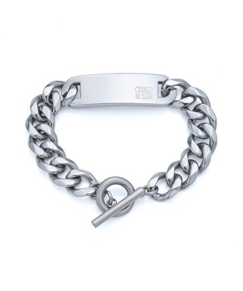 LION HEART(ライオンハート)の「【限定展開】“LH-1”IDブレスレット/サージカルステンレス(金属アレルギー対応)【LION HEART / ライオンハート】(ブレスレット・メンズ・シルバー・M)」の2枚目の写真