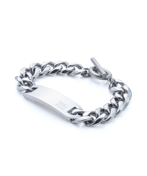 LION HEART(ライオンハート)の「【限定展開】“LH-1”IDブレスレット/サージカルステンレス(金属アレルギー対応)【LION HEART / ライオンハート】(ブレスレット・メンズ・シルバー・M)」の3枚目の写真