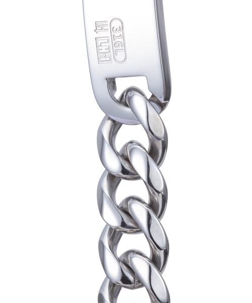 LION HEART(ライオンハート)の「【限定展開】“LH-1”IDブレスレット/サージカルステンレス(金属アレルギー対応)【LION HEART / ライオンハート】(ブレスレット・メンズ・シルバー・M)」の5枚目の写真