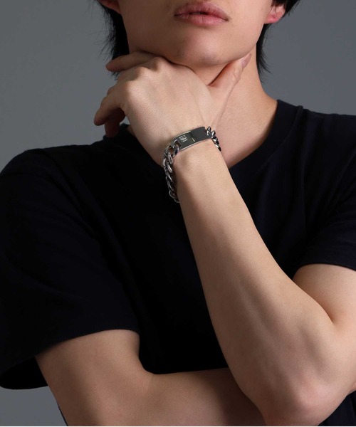 LION HEART(ライオンハート)の「【限定展開】“LH-1”IDブレスレット/サージカルステンレス(金属アレルギー対応)【LION HEART / ライオンハート】(ブレスレット・メンズ・シルバー・M)」の12枚目の写真