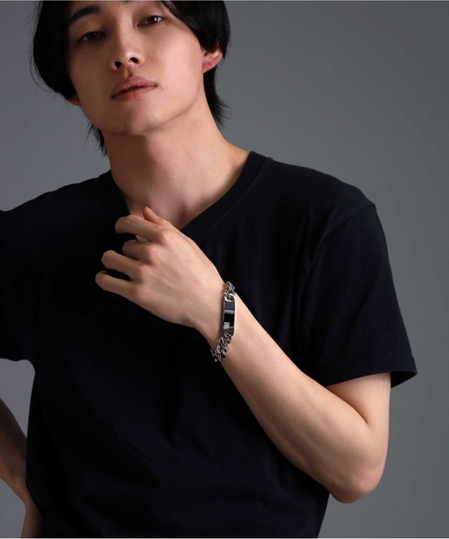 LION HEART(ライオンハート)の「【限定展開】“LH-1”IDブレスレット/サージカルステンレス(金属アレルギー対応)【LION HEART / ライオンハート】(ブレスレット・メンズ・シルバー・M)」の13枚目の写真