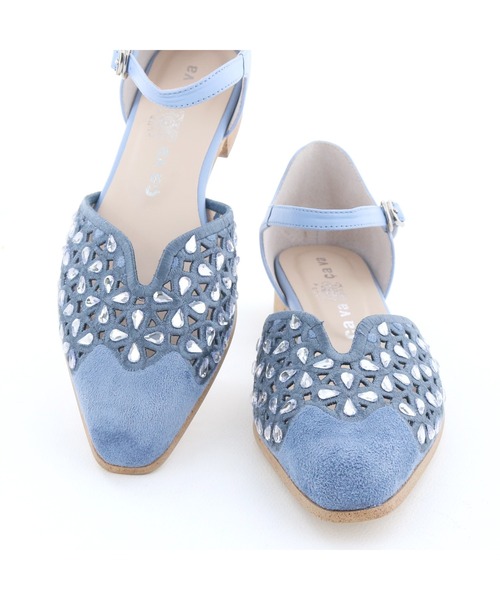 cava cava（サヴァサヴァ）の「ポインテッドセパレートパンプス　1320676（パンプス・レディース・ライトブルー/ブラック/ゴールド・24cm/23.5cm/23cm/22.5cm/24.5cm）」の21枚目の写真