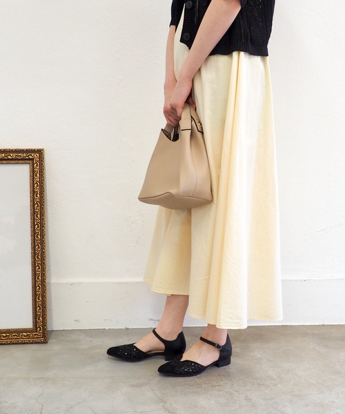 cava cava（サヴァサヴァ）の「ポインテッドセパレートパンプス　1320676（パンプス・レディース・ライトブルー/ブラック/ゴールド・24cm/23.5cm/23cm/22.5cm/24.5cm）」の4枚目の写真