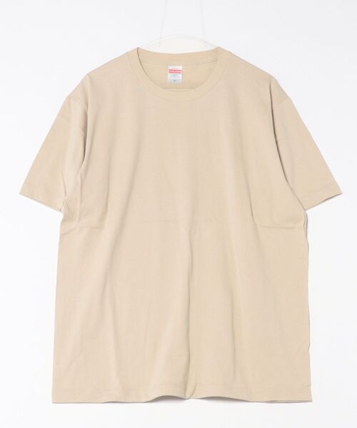 CERCA(チェルカ)の「United Athle/5.0オンス ユニバーサル フィット 無地 半袖 Tシャツ(Tシャツ/カットソー・メンズ・グリーン/ダークブラウン/イエロー/パープル/ベビーピンク/ライトブルー/オレンジ/サンドベージュ/グレー・X-LARGE/SMALL/MEDIUM/LARGE)」の4枚目の写真