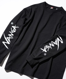 NANGA / ナンガ ECO HYBRID SLV LOGO L/S TEE エコハイブリッド スリーブ ロゴ ロングスリーブTシャツ
