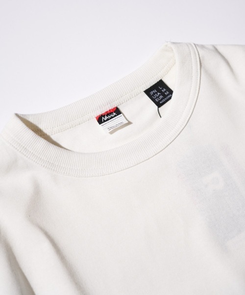 NANGA(ナンガ)の「NANGA / ナンガ ECO HYBRID SLV LOGO L/S TEE エコハイブリッド スリーブ ロゴ ロングスリーブTシャツ(Tシャツ/カットソー・メンズ・ブラック/ホワイト・MEDIUM/LARGE/X-LARGE)」の5枚目の写真