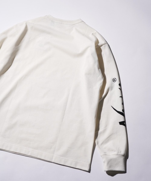 NANGA(ナンガ)の「NANGA / ナンガ ECO HYBRID SLV LOGO L/S TEE エコハイブリッド スリーブ ロゴ ロングスリーブTシャツ(Tシャツ/カットソー・メンズ・ブラック/ホワイト・MEDIUM/LARGE/X-LARGE)」の9枚目の写真