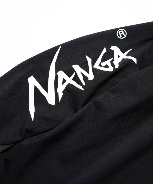 NANGA(ナンガ)の「NANGA / ナンガ ECO HYBRID SLV LOGO L/S TEE エコハイブリッド スリーブ ロゴ ロングスリーブTシャツ(Tシャツ/カットソー・メンズ・ブラック/ホワイト・MEDIUM/LARGE/X-LARGE)」の13枚目の写真