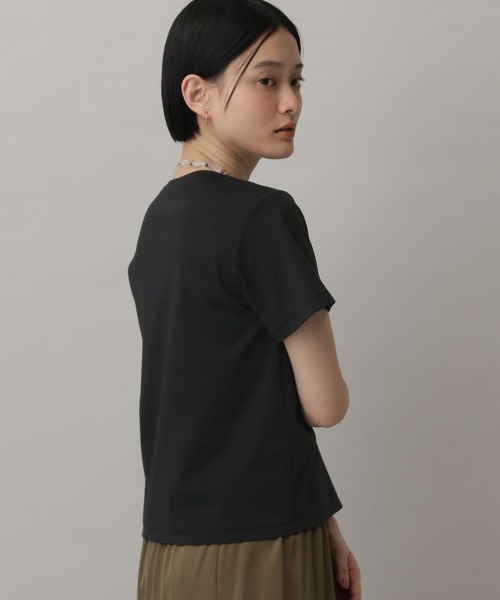 A part by（アパートバイ）の「NEWSTARポンチ_半袖（Tシャツ/カットソー・レディース・オフホワイト/ブラック・FREE）」の10枚目の写真