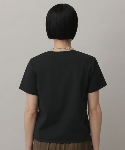 A part by（アパートバイ）の「NEWSTARポンチ_半袖（Tシャツ/カットソー・レディース・オフホワイト/ブラック・FREE）」の14枚目の写真