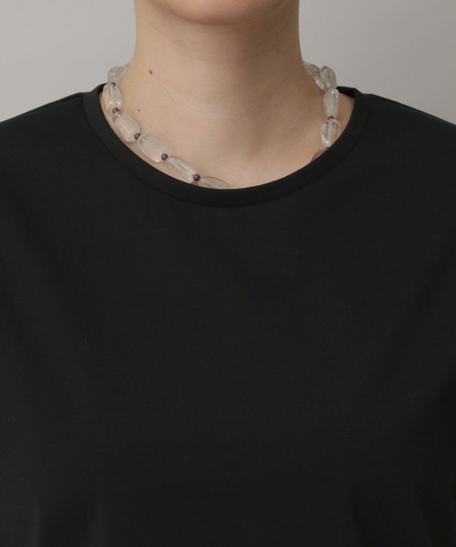 A part by（アパートバイ）の「NEWSTARポンチ_半袖（Tシャツ/カットソー・レディース・オフホワイト/ブラック・FREE）」の15枚目の写真