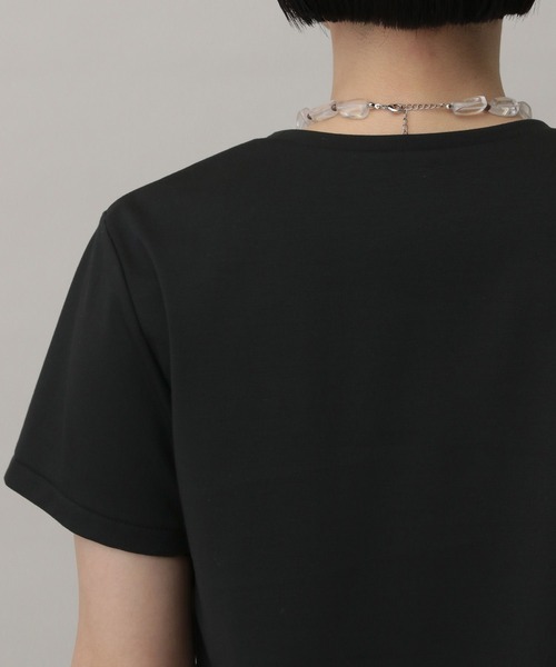 A part by（アパートバイ）の「NEWSTARポンチ_半袖（Tシャツ/カットソー・レディース・オフホワイト/ブラック・FREE）」の18枚目の写真