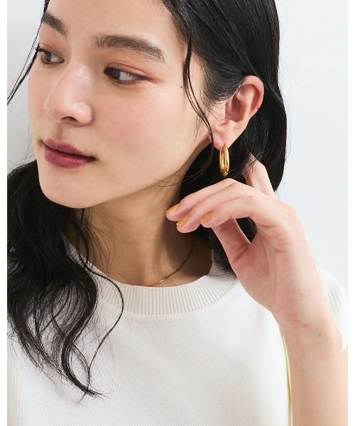 VIS(ビス)の「Uフープピアス(ピアス(両耳用)・レディース・ゴールド/シルバー・FREE)」の10枚目の写真
