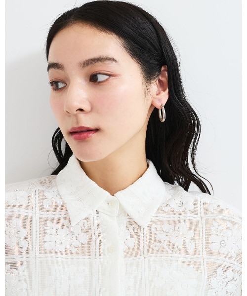 VIS(ビス)の「Uフープピアス(ピアス(両耳用)・レディース・ゴールド/シルバー・FREE)」の11枚目の写真