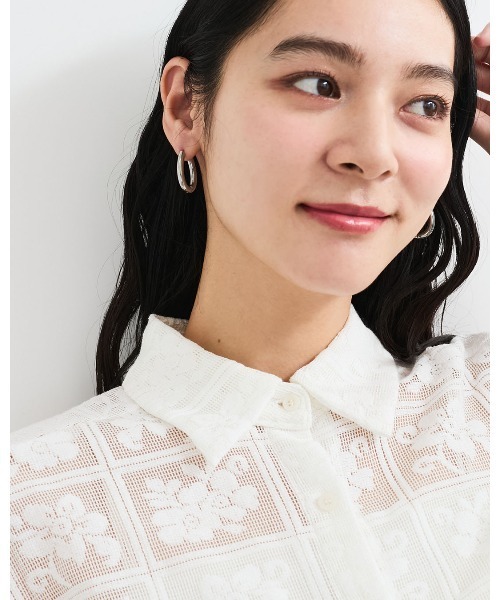 VIS(ビス)の「Uフープピアス(ピアス(両耳用)・レディース・ゴールド/シルバー・FREE)」の3枚目の写真