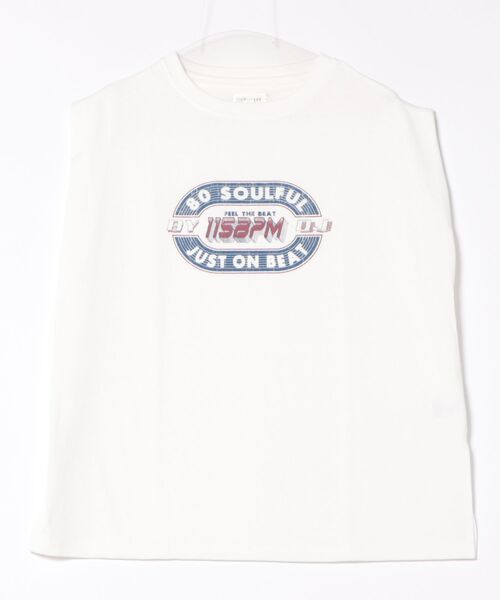 Chillfar（チルファー）の「ロゴノースリーブ(M1)（Tシャツ/カットソー・レディース・キナリ/オートミール/イエロー/グレー系1/ネイビー系1/ネイビー系2/ブルー/ホワイト系1/ホワイト系2/グレー系2・FREE）」の3枚目の写真