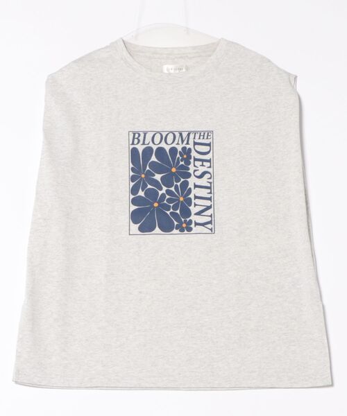 Chillfar（チルファー）の「ロゴノースリーブ(M1)（Tシャツ/カットソー・レディース・キナリ/オートミール/イエロー/グレー系1/ネイビー系1/ネイビー系2/ブルー/ホワイト系1/ホワイト系2/グレー系2・FREE）」の7枚目の写真