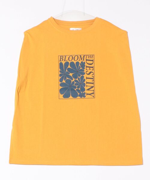 Chillfar（チルファー）の「ロゴノースリーブ(M1)（Tシャツ/カットソー・レディース・キナリ/オートミール/イエロー/グレー系1/ネイビー系1/ネイビー系2/ブルー/ホワイト系1/ホワイト系2/グレー系2・FREE）」の10枚目の写真