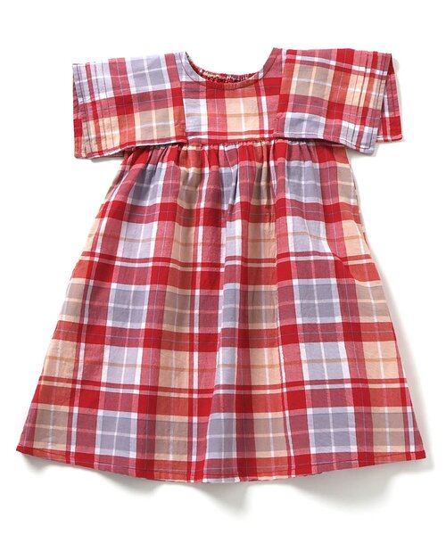 apres les cours（アプレレクール）の「【WEB限定/ジュニア対応】まいにちワンピース（ワンピース・キッズ・サックスブルー/イエロー/グリーン/レッド・100/110/120/130/140/90/80）」の12枚目の写真