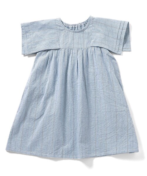 apres les cours（アプレレクール）の「【WEB限定/ジュニア対応】まいにちワンピース（ワンピース・キッズ・サックスブルー/イエロー/グリーン/レッド・100/110/120/130/140/90/80）」の11枚目の写真