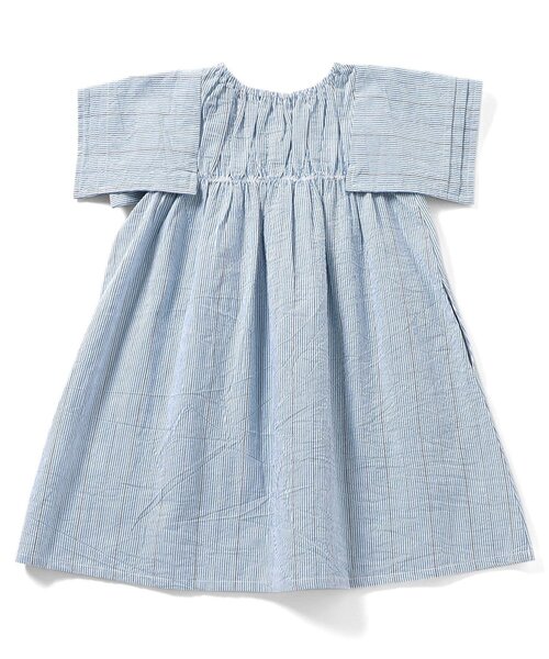 apres les cours（アプレレクール）の「【WEB限定/ジュニア対応】まいにちワンピース（ワンピース・キッズ・サックスブルー/イエロー/グリーン/レッド・100/110/120/130/140/90/80）」の9枚目の写真