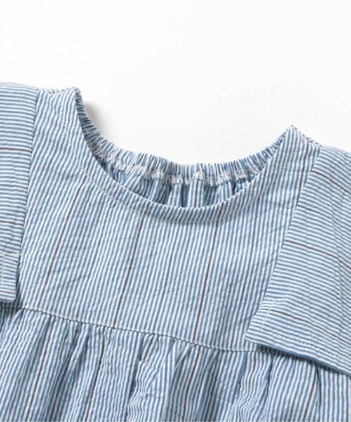 apres les cours（アプレレクール）の「【WEB限定/ジュニア対応】まいにちワンピース（ワンピース・キッズ・サックスブルー/イエロー/グリーン/レッド・100/110/120/130/140/90/80）」の8枚目の写真