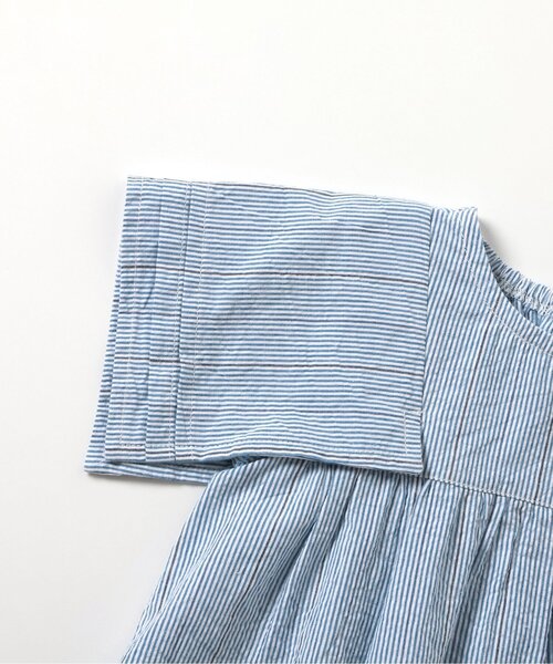 apres les cours（アプレレクール）の「【WEB限定/ジュニア対応】まいにちワンピース（ワンピース・キッズ・サックスブルー/イエロー/グリーン/レッド・100/110/120/130/140/90/80）」の7枚目の写真