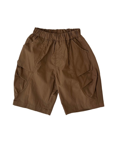 aimoha(アイモハ)の「【aimoha-KIDS-】リラックスカーゴショートパンツ (SS)(カーゴパンツ・キッズ・ブラック/チョコ/ライトベージュ/パープル・110/130/120/90/100)」の2枚目の写真