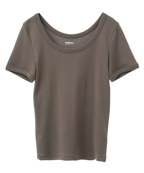 martinique（マルティニーク）の「《定番》コットンフライスTシャツ（Tシャツ/カットソー・レディース・ホワイト/ブラック/カーキ・FREE）」の3枚目の写真