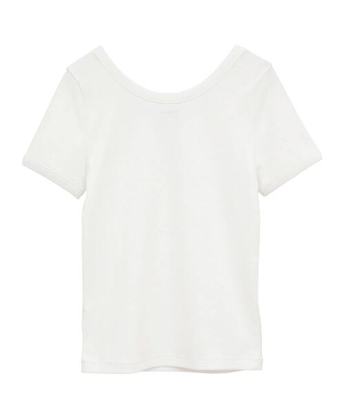 martinique（マルティニーク）の「《定番》コットンフライスTシャツ（Tシャツ/カットソー・レディース・ホワイト/ブラック/カーキ・FREE）」の10枚目の写真