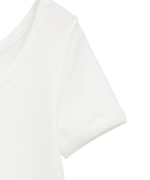 martinique（マルティニーク）の「《定番》コットンフライスTシャツ（Tシャツ/カットソー・レディース・ホワイト/ブラック/カーキ・FREE）」の12枚目の写真