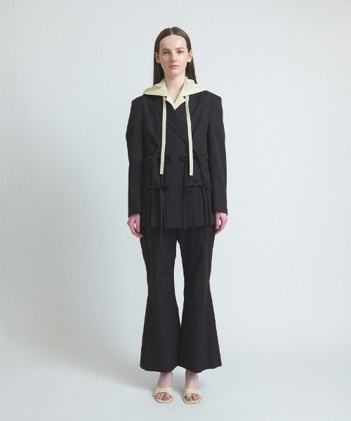 soduk(スドーク)の「【soduk】triple tucked trousers(その他パンツ・レディース・ブラウン/グレー・M/S)」の14枚目の写真