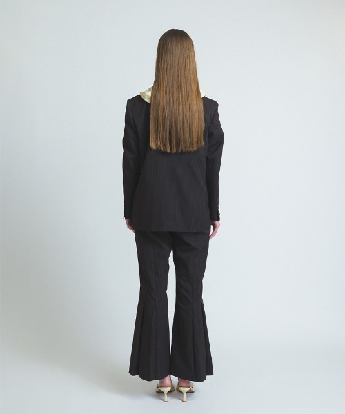 soduk(スドーク)の「【soduk】triple tucked trousers(その他パンツ・レディース・ブラウン/グレー・M/S)」の15枚目の写真