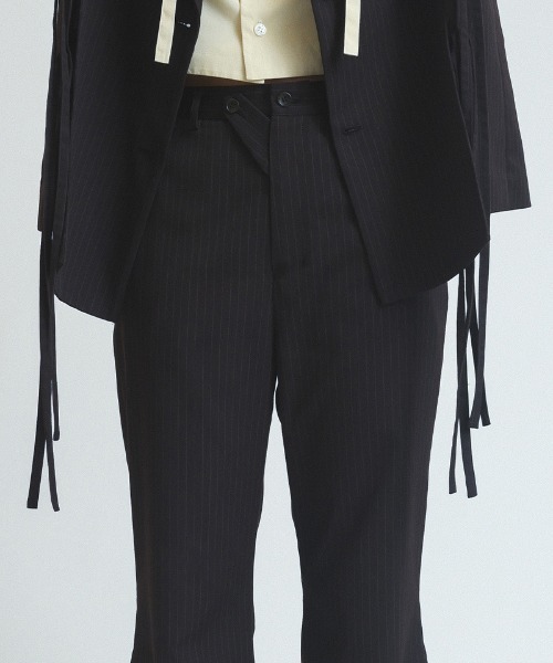 soduk(スドーク)の「【soduk】triple tucked trousers(その他パンツ・レディース・ブラウン/グレー・M/S)」の16枚目の写真