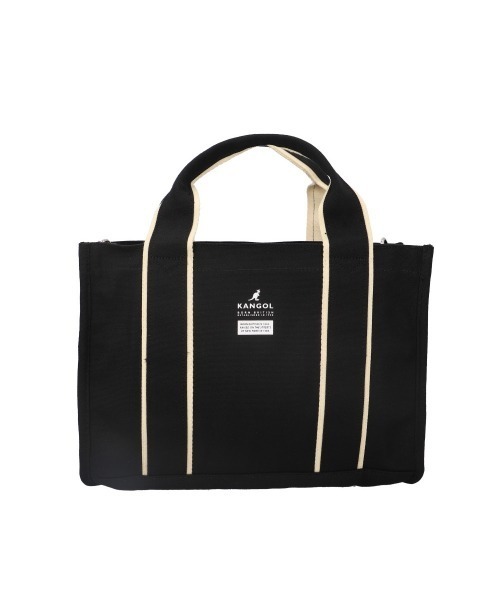 KANGOL(カンゴール)の「KANGOL KGC-2 2WAYバッグ(トートバッグ・レディース・ネイビー/ブラック/ホワイト・FREE)」の17枚目の写真