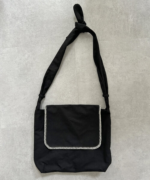 CPCM（シーピーシーエム）の「ステッチフラップショルダーバッグ（ショルダーバッグ・メンズ・ネイビー/ブラック/アイボリー/ブラック系その他・FREE）」の16枚目の写真