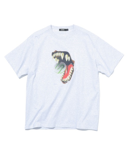 SILAS（サイラス）の「MOUTH S/S TEE（Tシャツ/カットソー・メンズ・チャコール/ブラック/アッシュ・M/L/XL）」の3枚目の写真