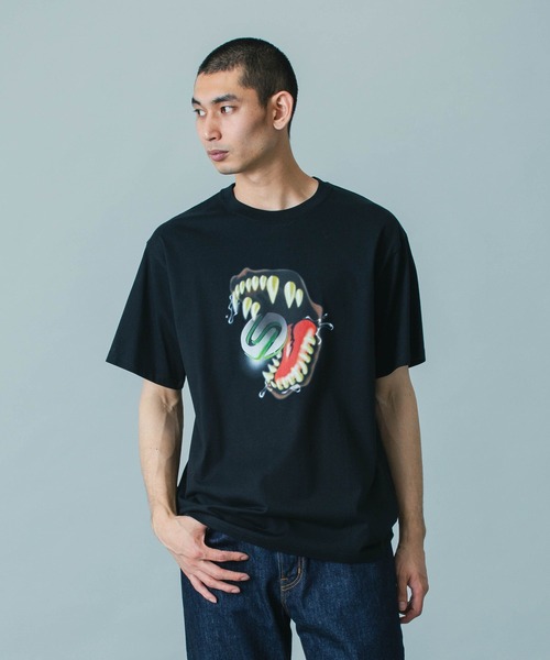 SILAS（サイラス）の「MOUTH S/S TEE（Tシャツ/カットソー・メンズ・チャコール/ブラック/アッシュ・M/L/XL）」の5枚目の写真