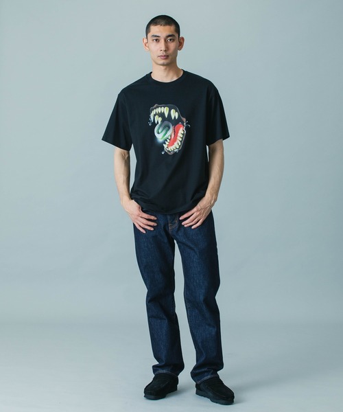 SILAS（サイラス）の「MOUTH S/S TEE（Tシャツ/カットソー・メンズ・チャコール/ブラック/アッシュ・M/L/XL）」の8枚目の写真